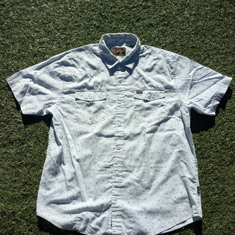 Howler Brothers Light Blue Patterned Shirt - Picture 2 of 7